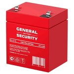 Аккумуляторная батарея General Security GS4.5-12 12В 4.5 А·ч - изображение