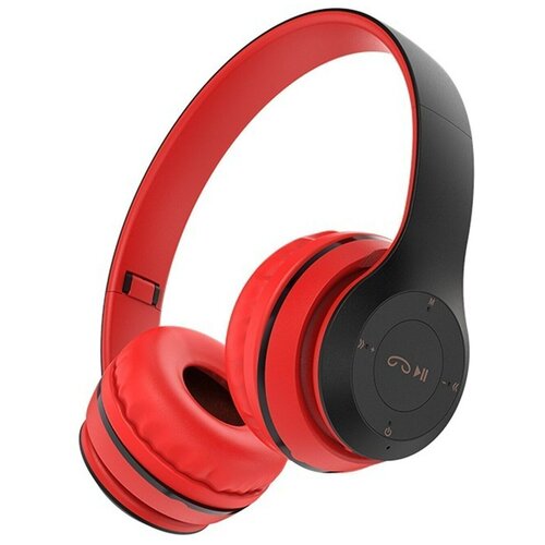 Bluetooth наушники полноразмерные Borofone BO4 Charming rhyme красные 91300₽
