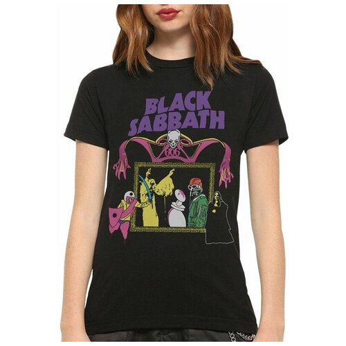 Футболка DreamShirts Black Sabbath / Хэви Метал Женская Черная L