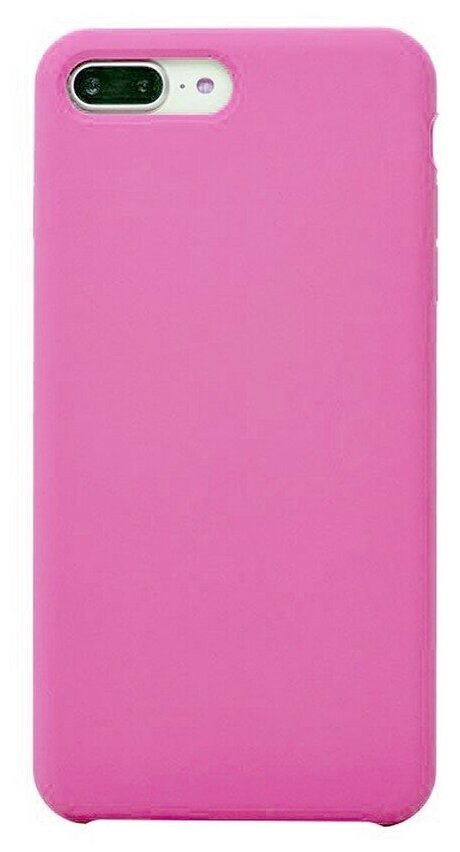Силиконовая накладка без логотипа (Silicone Case) для Apple iPhone 7+/ iPhone 8+ розовый