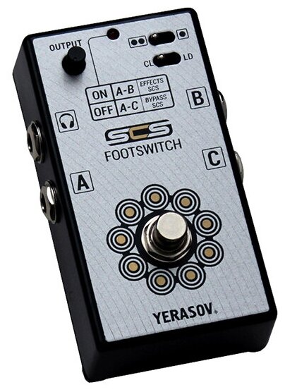 SCS-FS-12 Footswitch Пассивный ножной переключатель, Yerasov