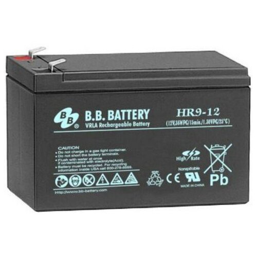 Аккумулятор B.B. Battery HR9-12 (12V, 9000mAh) аккумулятор pitatel hr9 12 hr 1234w npw45 12 12v 9000mah