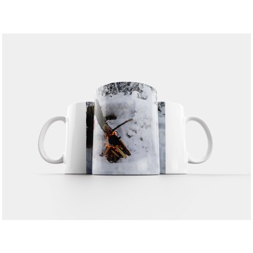 фото Кружка "зима, огонь, костер" 320 мл lotsprints