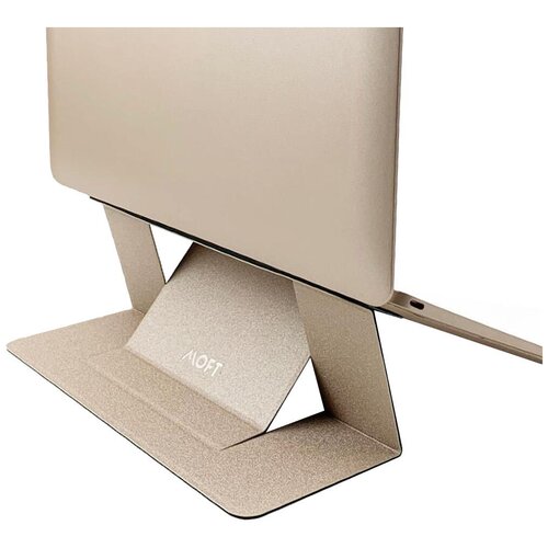 фото Подставка для ноутбука moft stand gold (ms006- m- gol- en01) золотая