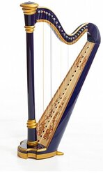 Resonance Harps MLH0012 Capris Арфа 21 струнная (A4-G1), цвет синий глянцевый