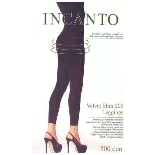 Леггинсы Incanto Velvet Slim 200 legg, размер 2, nero (чёрный)