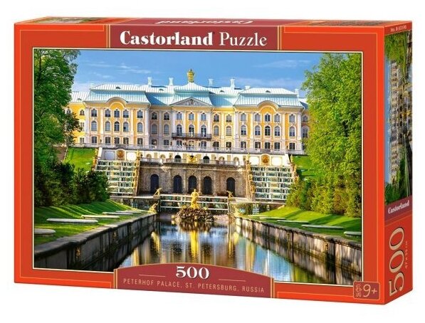 Puzzle-500. Петергофский дворец Castorland - фото №1