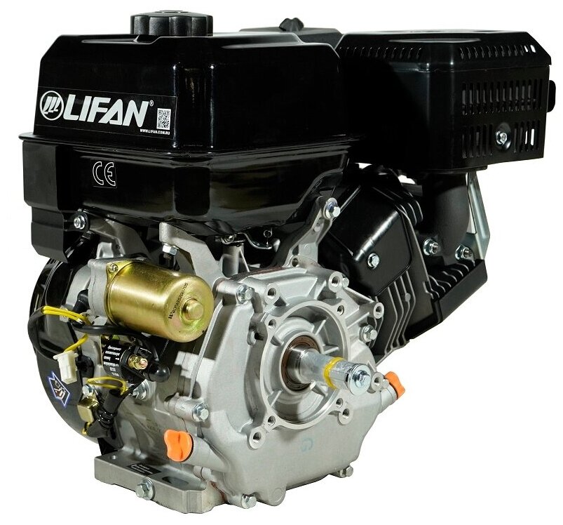 Двигатель бензиновый Lifan KP420E D25 (16л.с., 420куб. см, вал 25мм, ручной и электрический старт) - фотография № 2