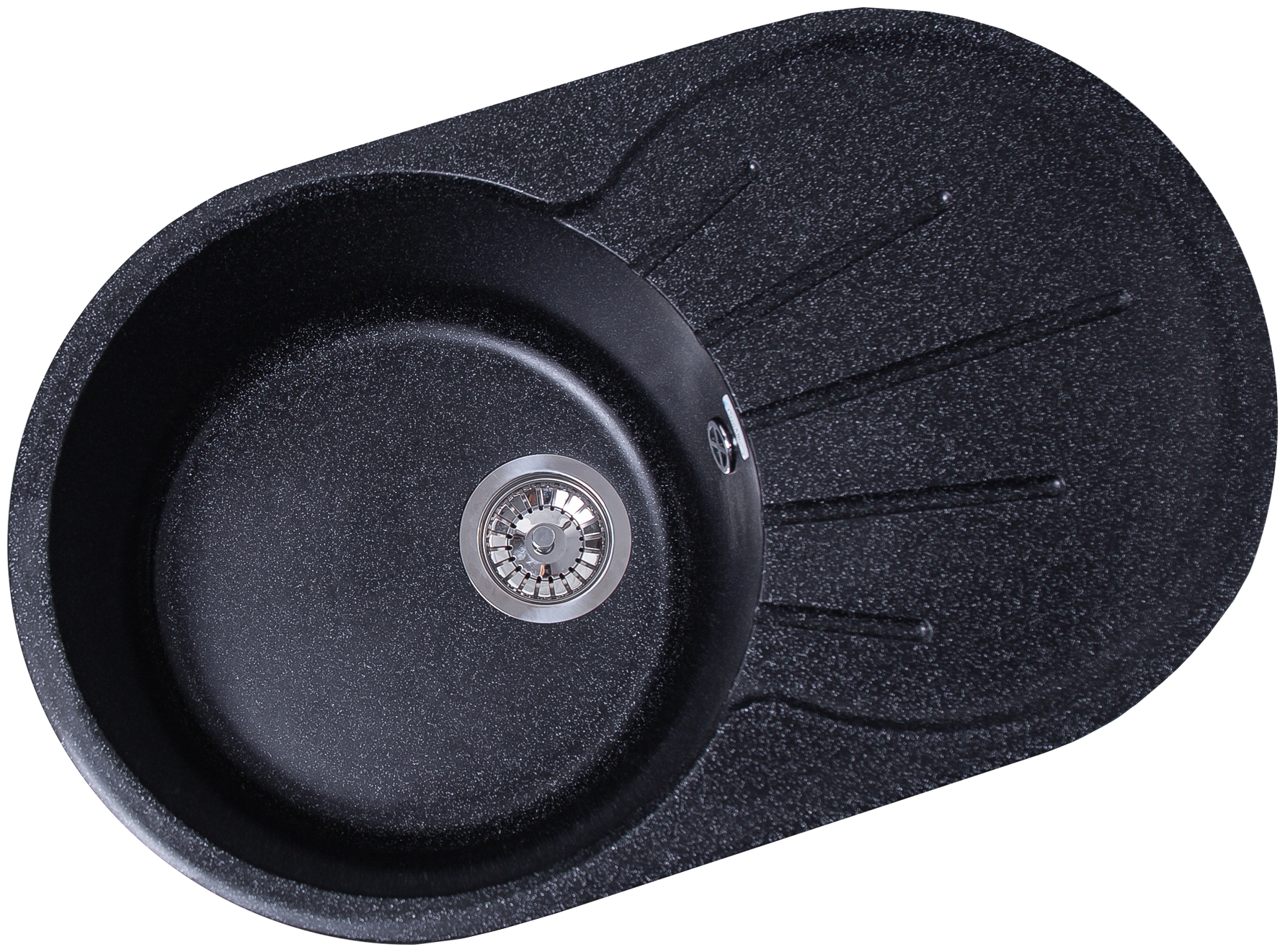 Мойка для кухни GranAlliance GA-32-308 черный (без сифона)
