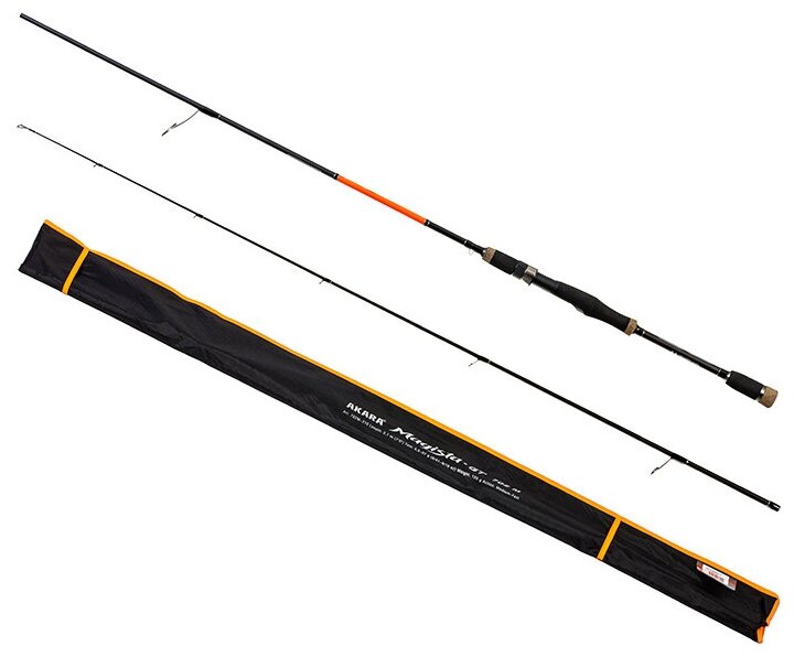 Спиннинг штекерный угольный 2 колена Akara Magista GT M762 (5,5-27) 2,28 м