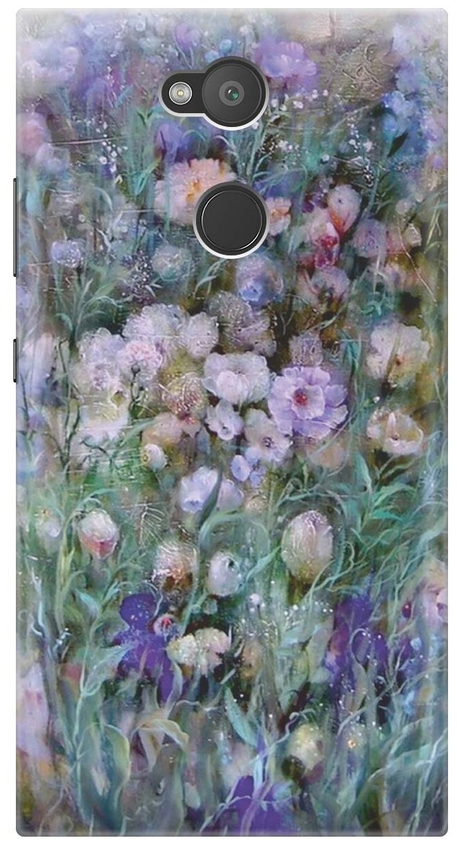 RE: PA Накладка Transparent для Sony Xperia L2 с принтом "Сиреневое поле"