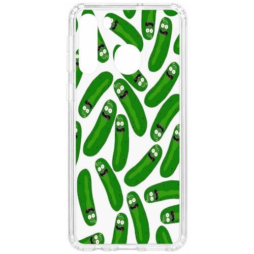 фото Чехол на samsung galaxy a21 kruche print огурчик рик / чехол для samsung / чехол с рисунком / чехол с принтом / чехол для самсунг / чехол для самсунг / бампер на гелакси / чехол накладка для гэлэкси / противоударная накладка для samsung galaxy / защита для galaxy / защита на samsung / cиликоновый чехол для samaung galaxy / пластиковый чехол на самсунг / защитный чехол для самсунг / чехольчик / защита телефона / ударопрочный чехол / галакси кruче