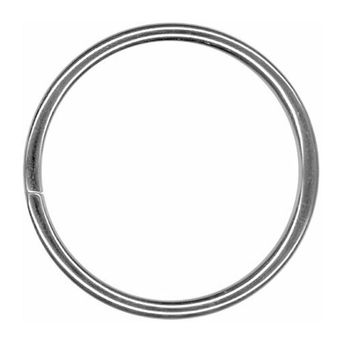 Кольцо металлическое TSW 40х 4мм цв. никель уп. 100шт