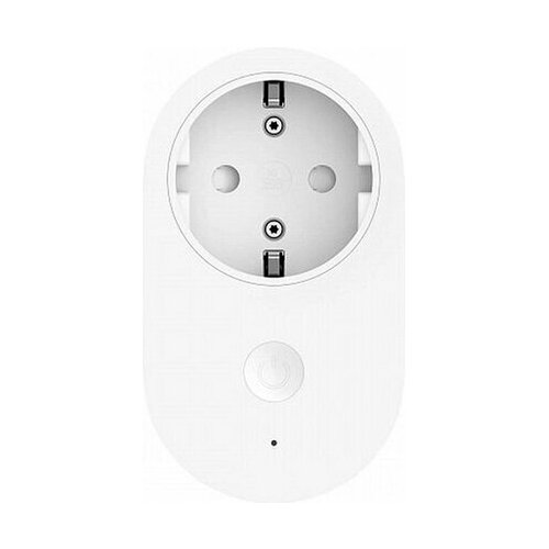 Умная розетка Xiaomi Mi Smart Power Plug (GMR4015GL), Wi-Fi, работает с «Алисой», белая