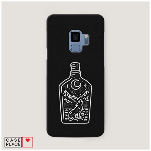 фото Чехол пластиковый samsung galaxy s9 бутылка арт case place