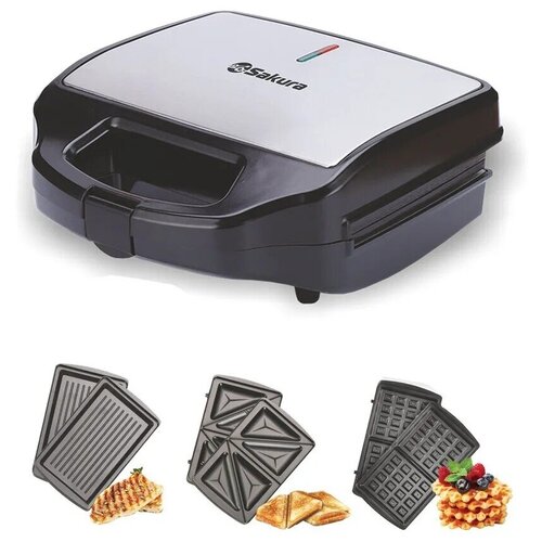 Мультигриль Sakura SA-7424 3 в 1 750Вт антипригарпокрытие 299900₽