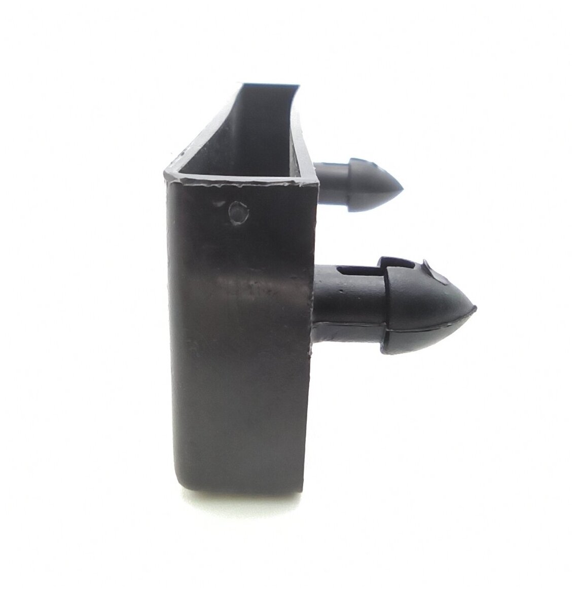 Латодержатель накладной боковой для ламелей шириной 50-53 мм. Комплект 10 шт. Черный.