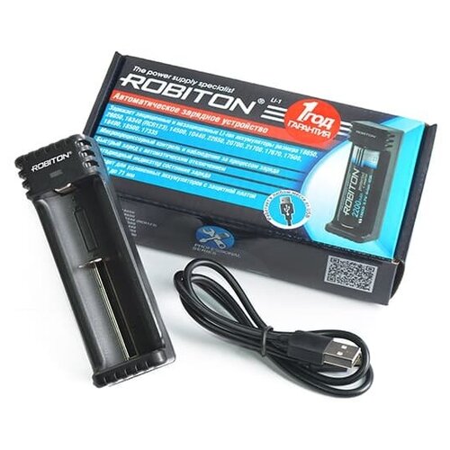 Зарядное устройство ROBITON Li-1, 1шт robiton зарядное устройство для аккумуляторов robiton volumecharger