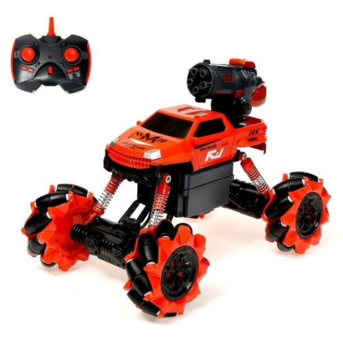 фото Джип радиоуправляемый краулер, стреляет ракетами, 4wd, полный привод, работает от аккумулятора 514 . yandex market