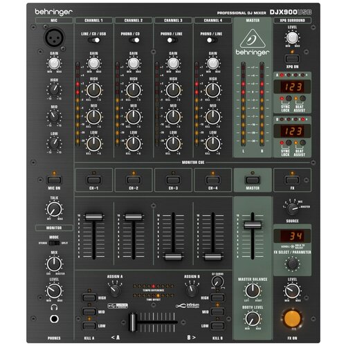 фото Behringer djx900usb pro mixer dj микшерный пульт