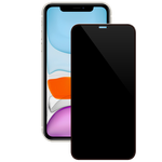 Защитное стекло PRIVACY 3D Full Glue для Apple iPhone XR/11, 0.3 мм, черная рамка, Deppa 62599 - изображение