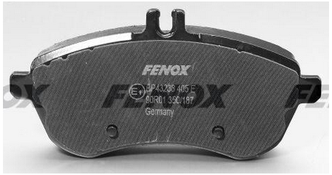 Дисковые тормозные колодки передние Fenox BP43238 для Mercedes-Benz C-class, Mercedes-Benz E-class, Mercedes-Benz SLC-class, Mercedes-Benz SLK-class (4 шт.)