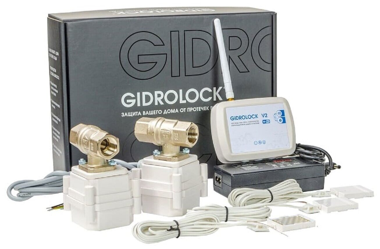 Система защиты от протечек Gidrolock Wi-Fi Tiemme 3/4 - фото №1