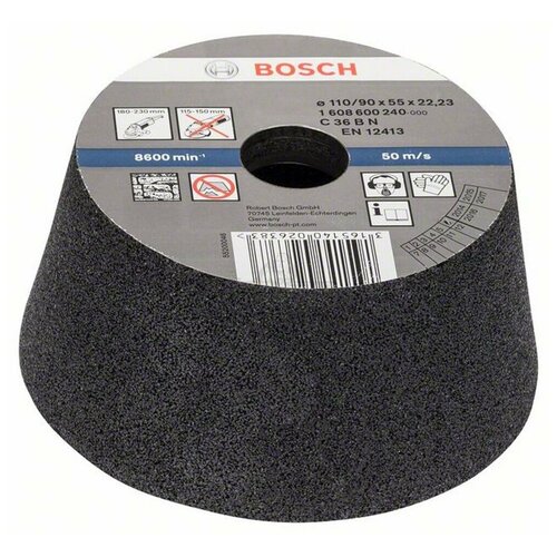 BOSCH Шлифовальная чашка по камню 110мм K36 Bosch 1.608.600.240