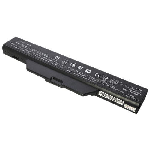 Аккумуляторная батарея для ноутбука HP Compaq 6720s, 6735s (HSTNN-IB51) 14.4V 5200mAh OEM черная аккумулятор батарея hp compaq 6730s