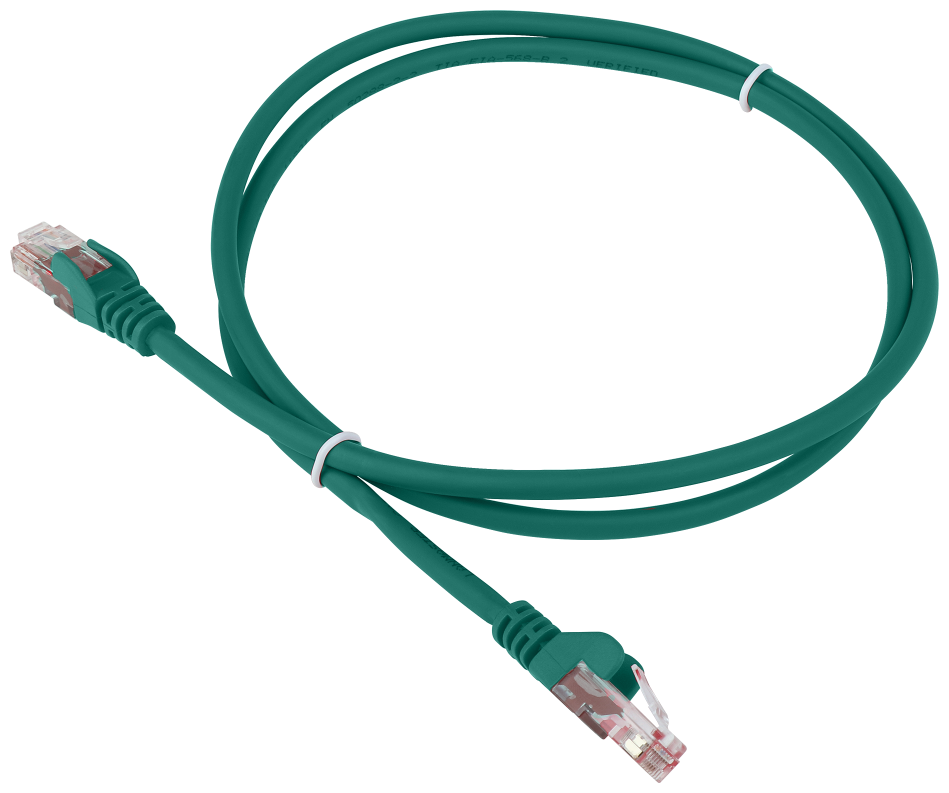 Патч-корд Lanmaster LAN-PC45/U6-2.0-GN UTP вилка RJ-45-вилка RJ-45 категории 6 2м зеленый LSZH (упаковка: 1 штука)