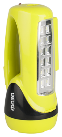 Фонарь светодиодный 13LED аккумуляторный зеленый AccuF8-L1W/L12-gn ФАZА(4895205008922)