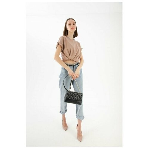 Сумка-мессенджер, отдел на клапане, цвет чёрный