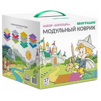 Ортодон Модульный массажный коврик, набор "Богатырь" (17 пазлов)