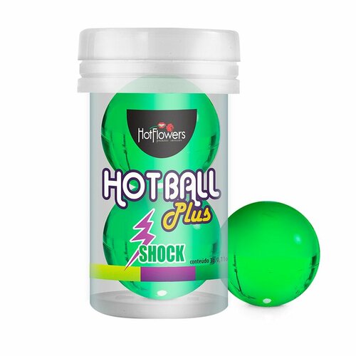 Лубрикант на силиконовой основе Hot Ball Plus с покалывающим эффектом (2 шарика по 3 гр.), цвет не указан