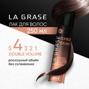 Лак для укладки и объема волос La Grase Double Volume сверхсильной фиксации, 250 мл
