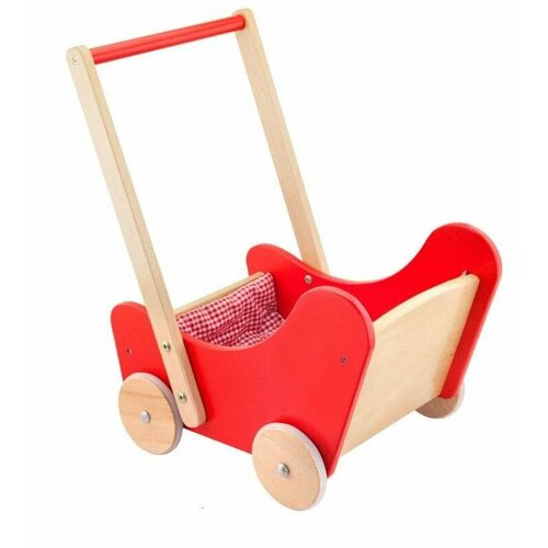 Коляска для кукол красная в коробке 10858₽