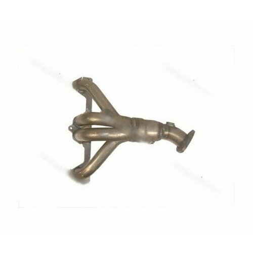 Труба приемная 1118 калина 2110 и мод дв1,6 8-ми кл под 2 датчика кислорода