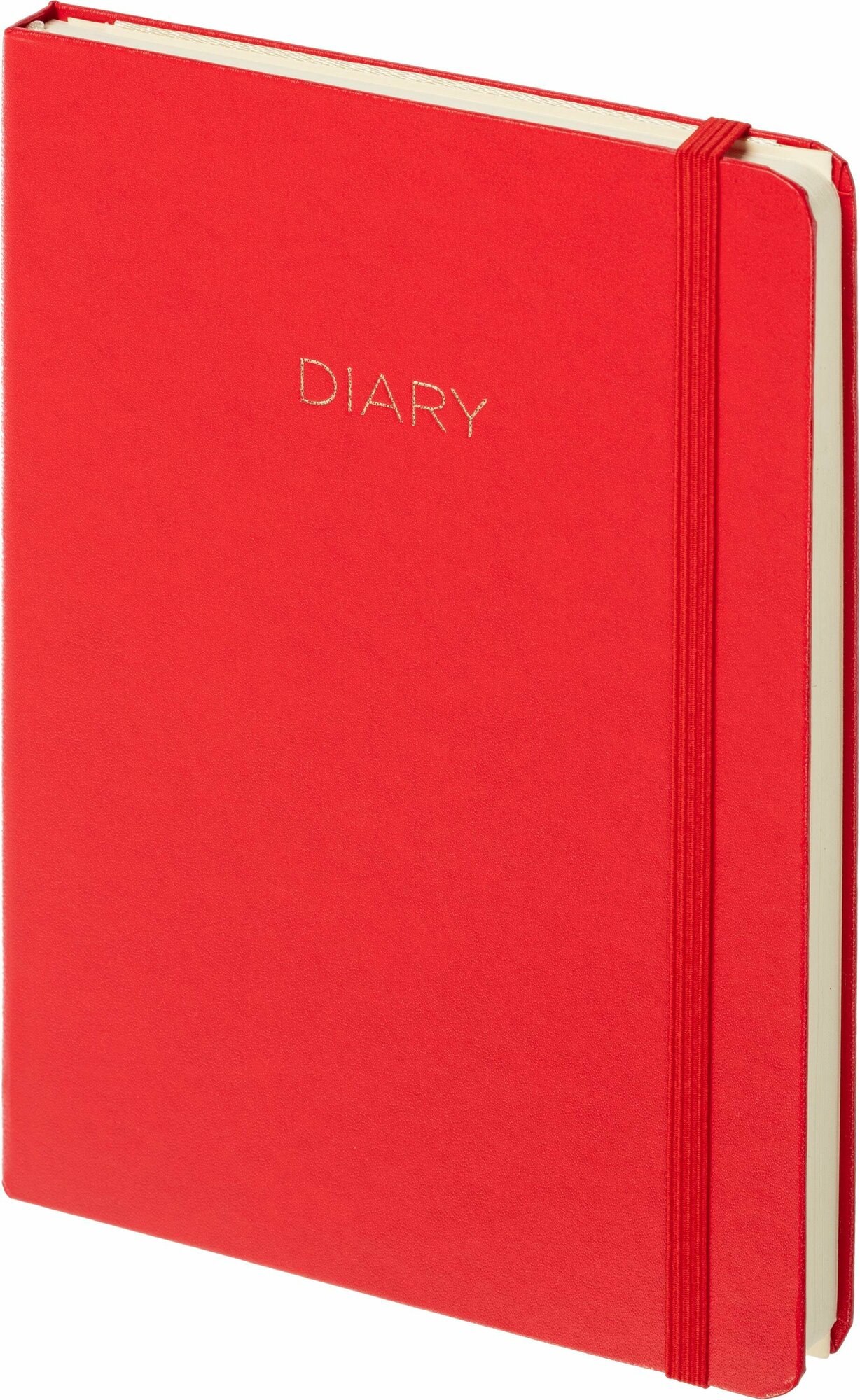 Ежедневник недатированный красный, А5 136 л, Diary, ATTACHE