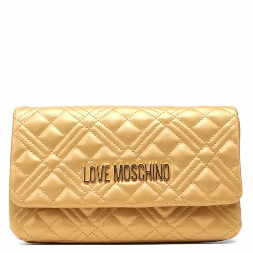 Сумка клатч LOVE MOSCHINO, золотой