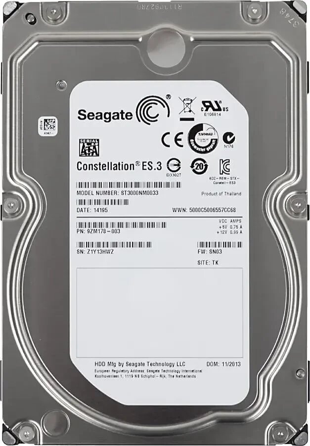 Жесткий диск Seagate ST3000NM0033