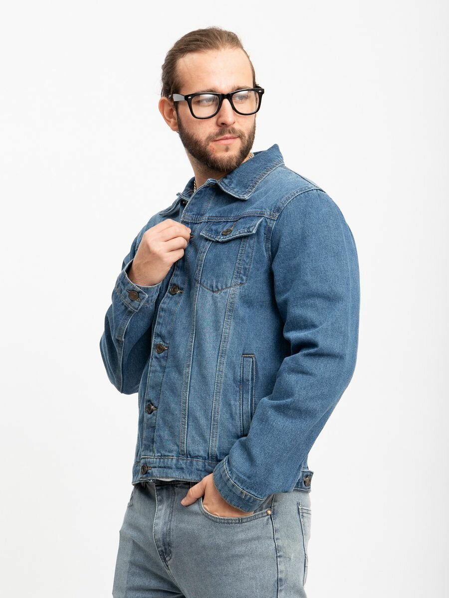 Куртка джинсовая RM shopping Базовая коллекция, размер L, blue — фото 1