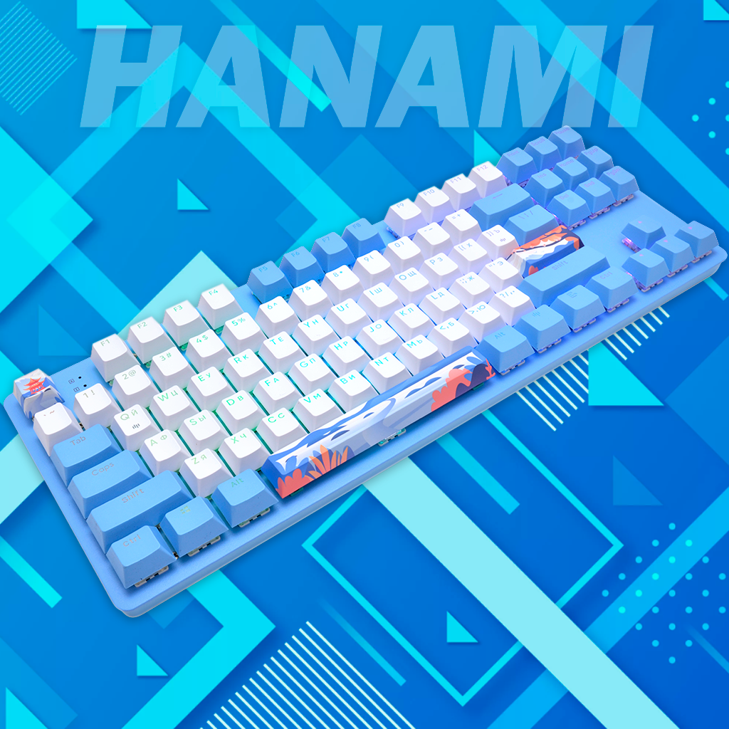 Игровая клавиатура Red Square Keyrox TKL Hanami (RSQ-20038) G3ms Sapphire Switch