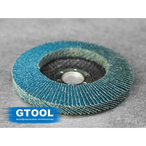 Круг лепестковый торцевой GTOOL Monster 125х22,23 мм P60
