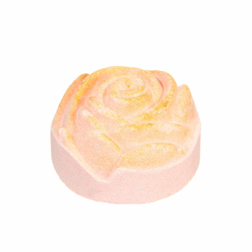 Бомбочка для ванны Роза, розовая, 100 г