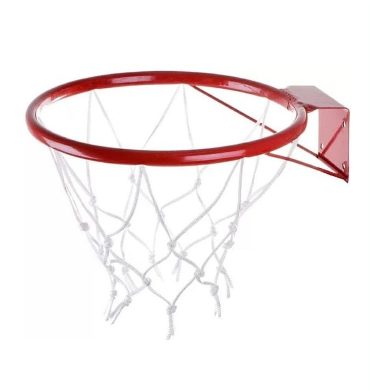 Кольцо баскетбольное №5 с сеткой, усиленное, d380 мм.