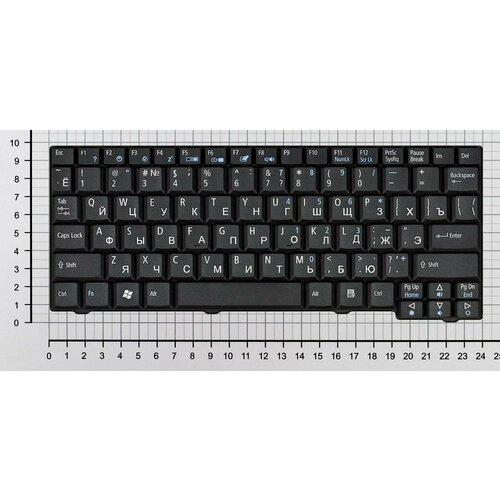 Клавиатура для ноутбука eMachines eM250 Черная