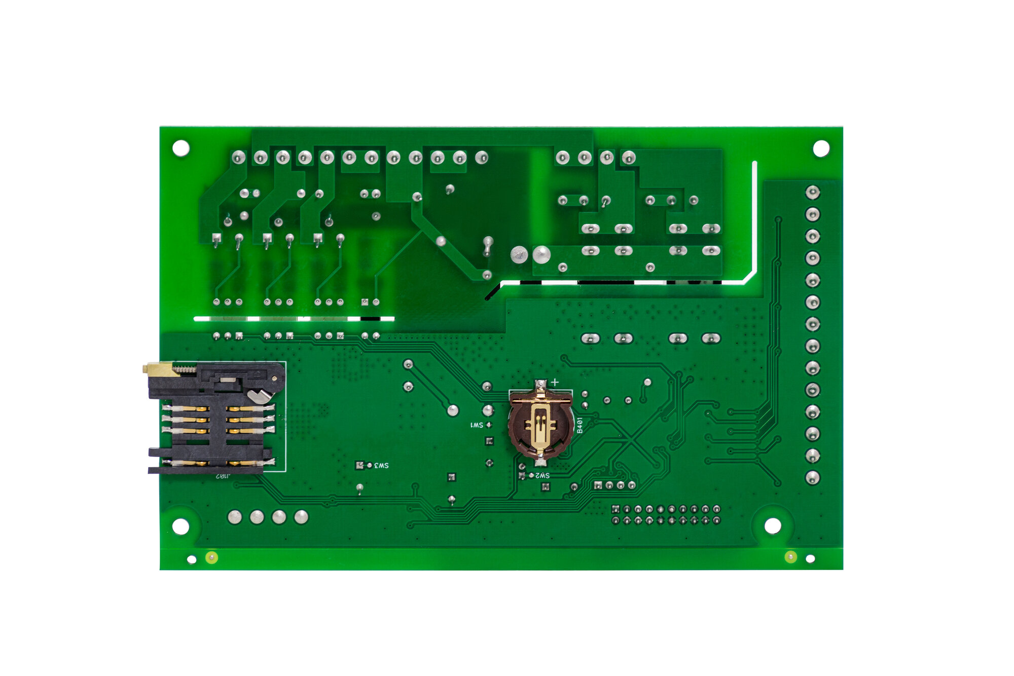 Блок коммутации - Плата управления для контроллера DM350 для твердотопливных шнековых автоматичеcких котлов с автореверсом шнека по току и GSM-модулем