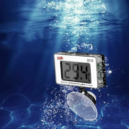 Термометр для аквариума DC16 ЖК-цифровой водонепроницаемый от 0C-37C
