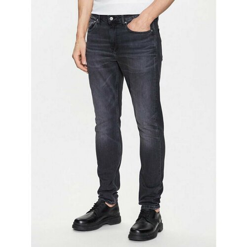 Джинсы Calvin Klein Jeans, размер 36/34 [JEANS], черный джинсы широкие calvin klein размер 36 34 черный