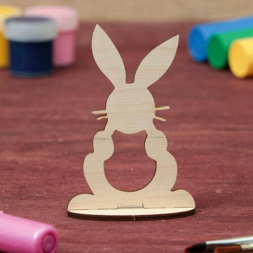 Заготовка для творчества Кролик-пасхальный , на подставке детский пасхальный набор для творчества пасха сувенир интерактивная игрушка